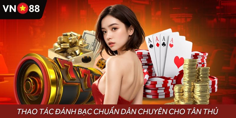 Thao tác đánh bạc chuẩn dân chuyên cho tân thủ